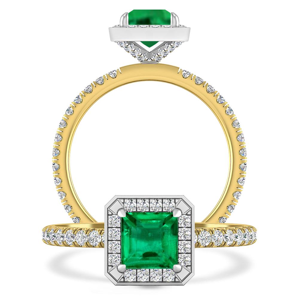 Yellow Gold - Emerald