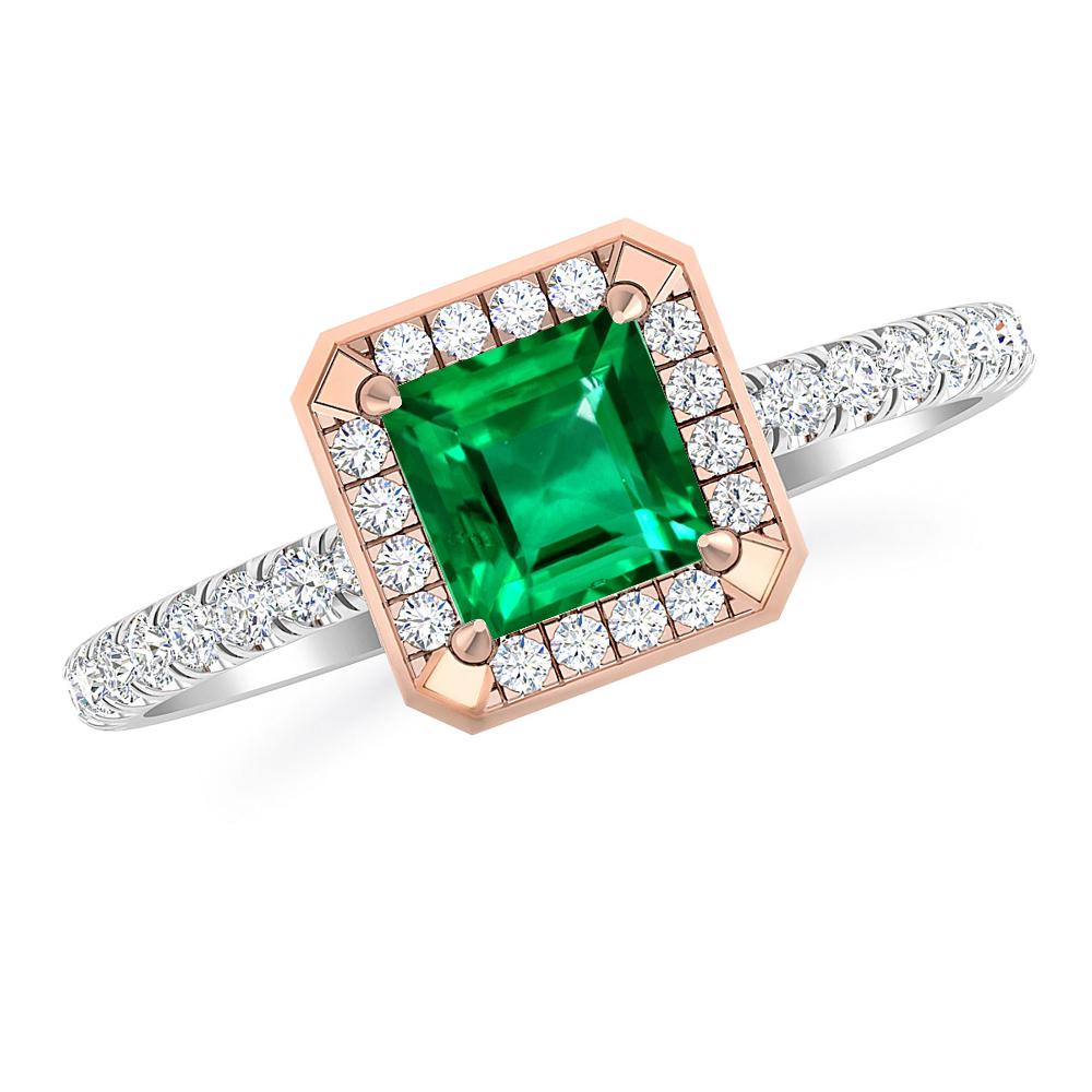 White Gold - Emerald