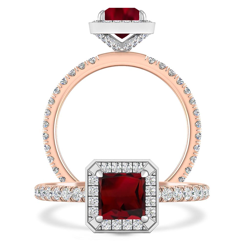 Rose Gold - Garnet