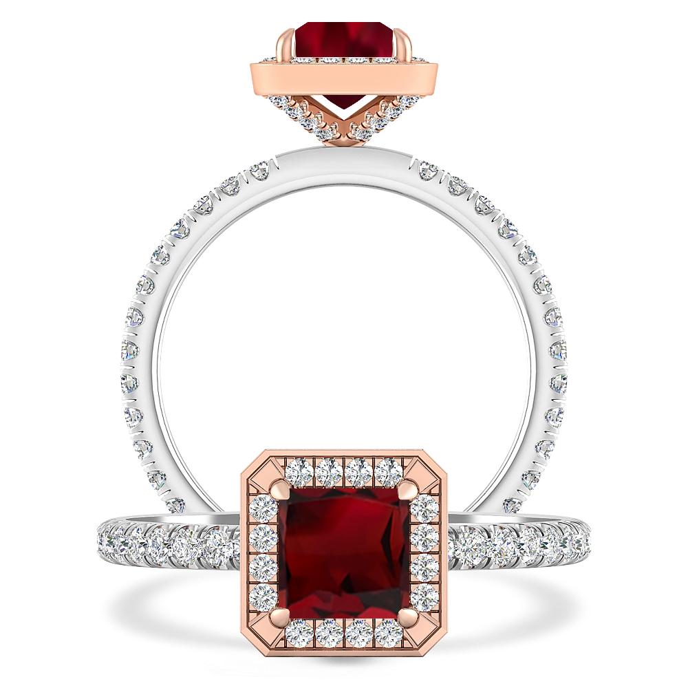 White Gold - Garnet