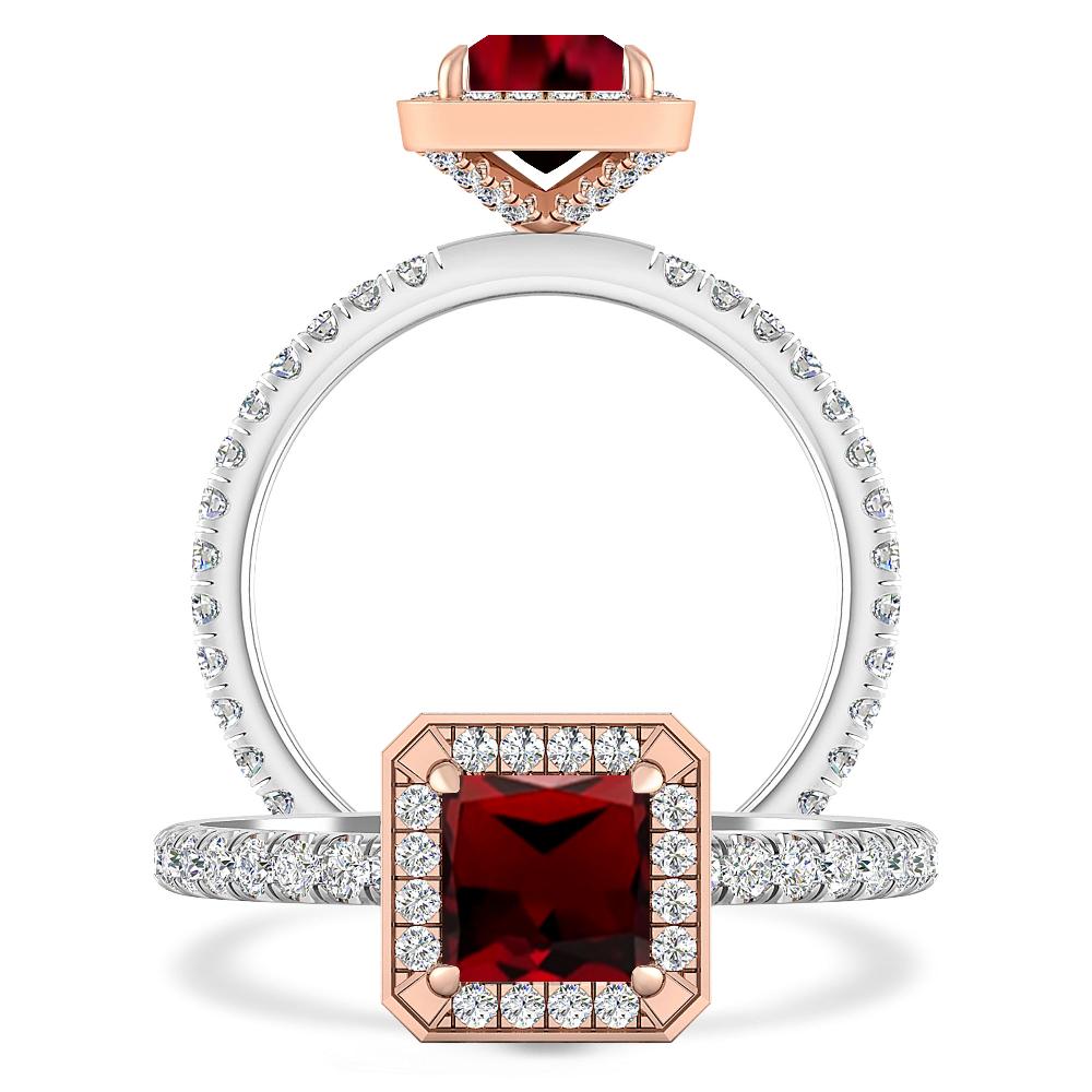 White Gold - Garnet