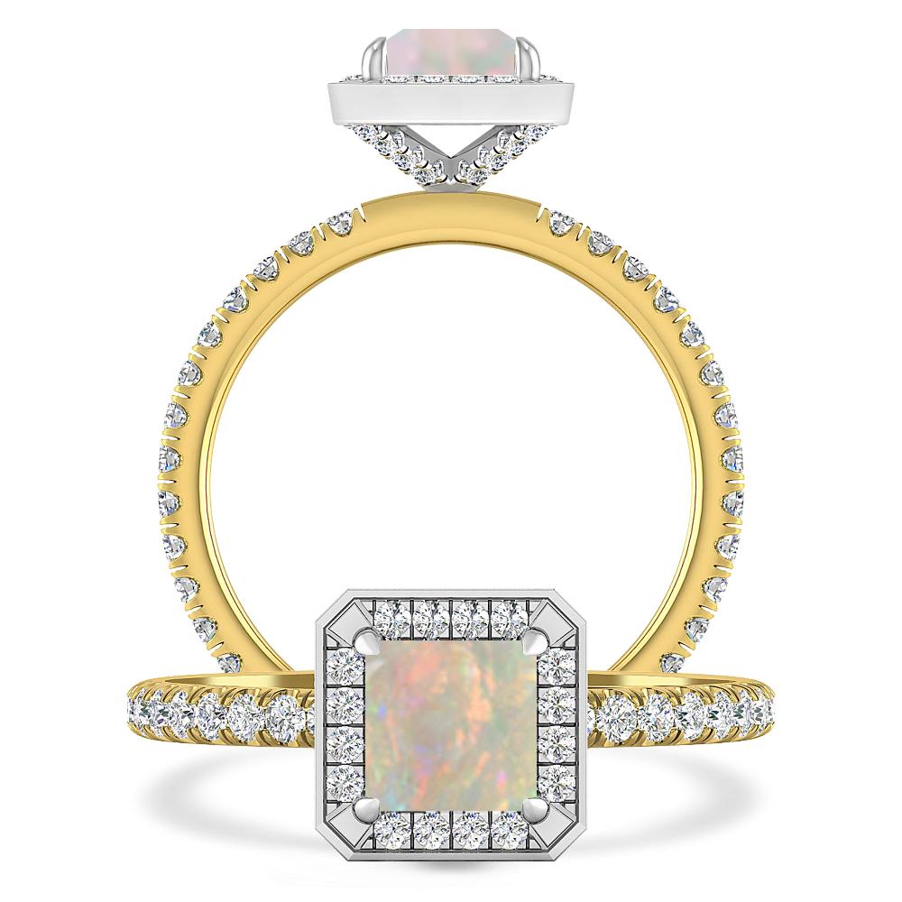 Yellow Gold - Opal