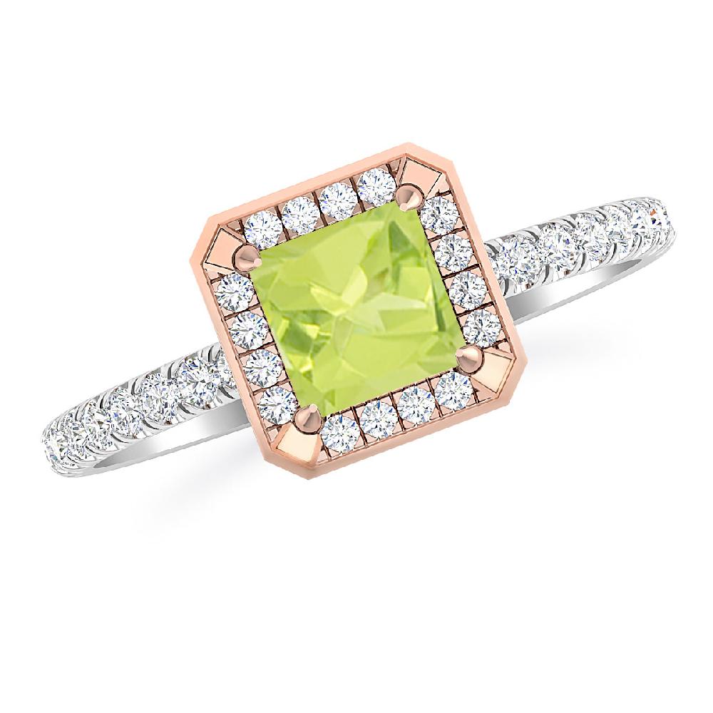White Gold - Peridot
