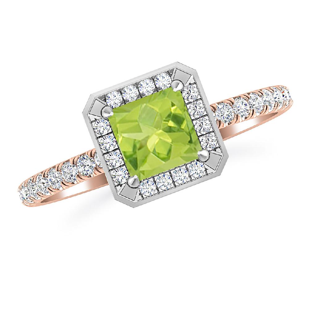 Rose Gold - Peridot