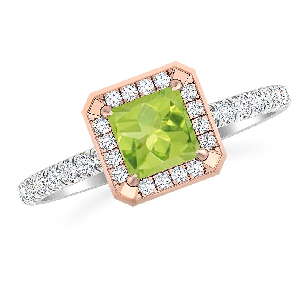 White Gold - Peridot