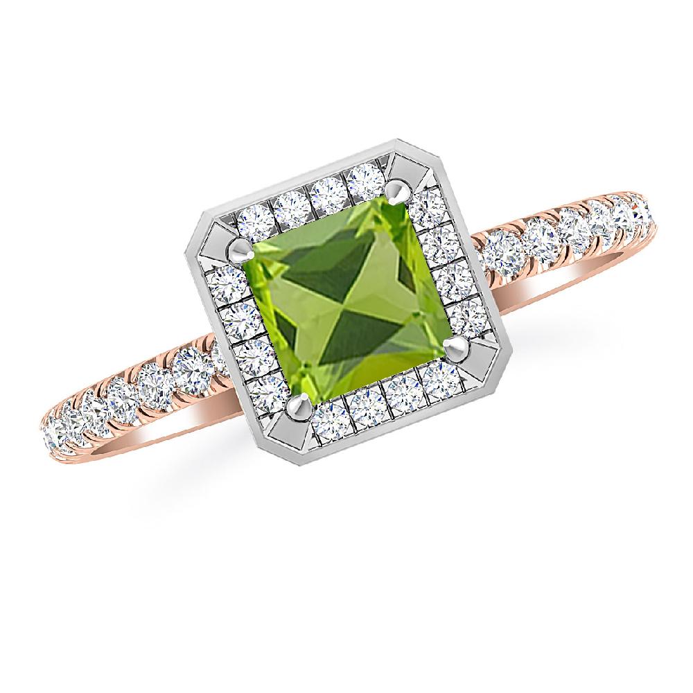 Rose Gold - Peridot