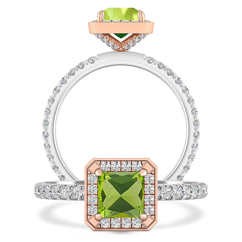 White Gold - Peridot