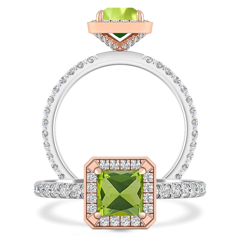 White Gold - Peridot