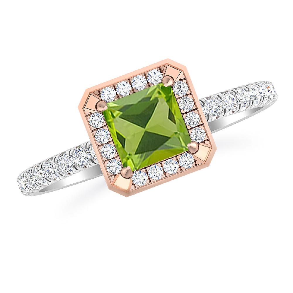 White Gold - Peridot