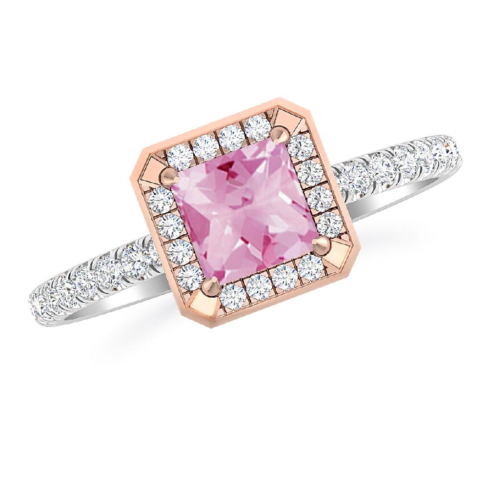 White Gold - Pink Tourmaline