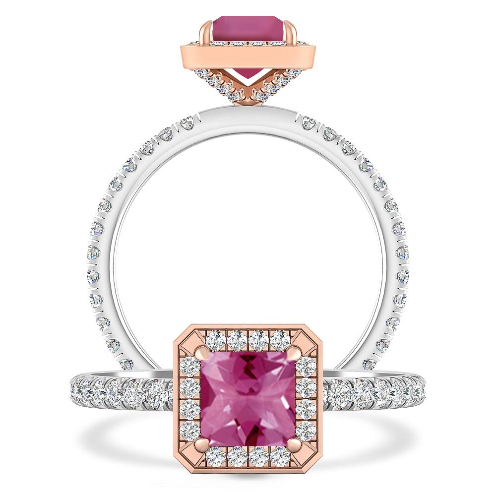 White Gold - Pink Tourmaline