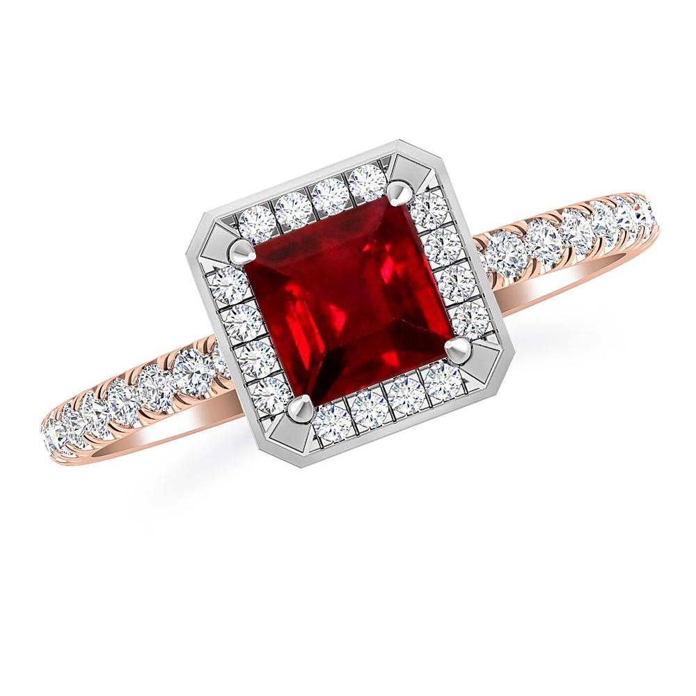 Rose Gold - Ruby