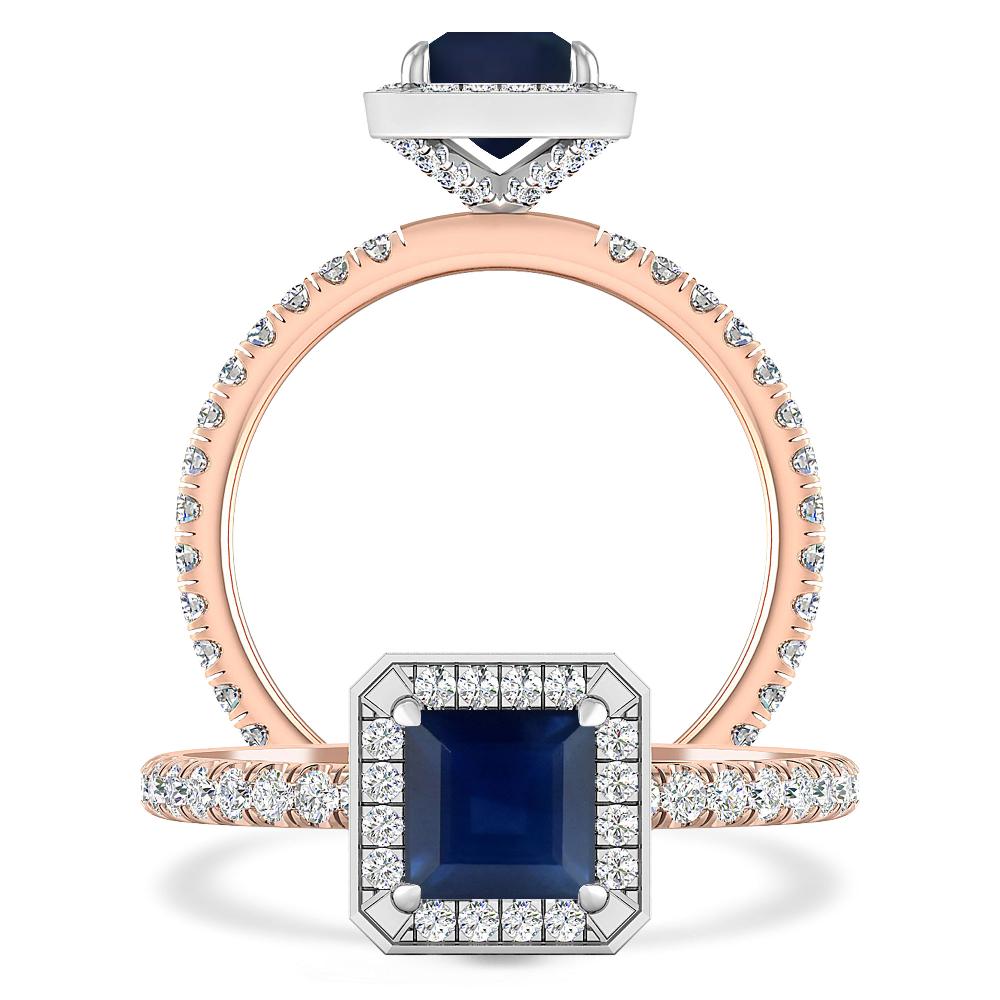 Rose Gold - Sapphire