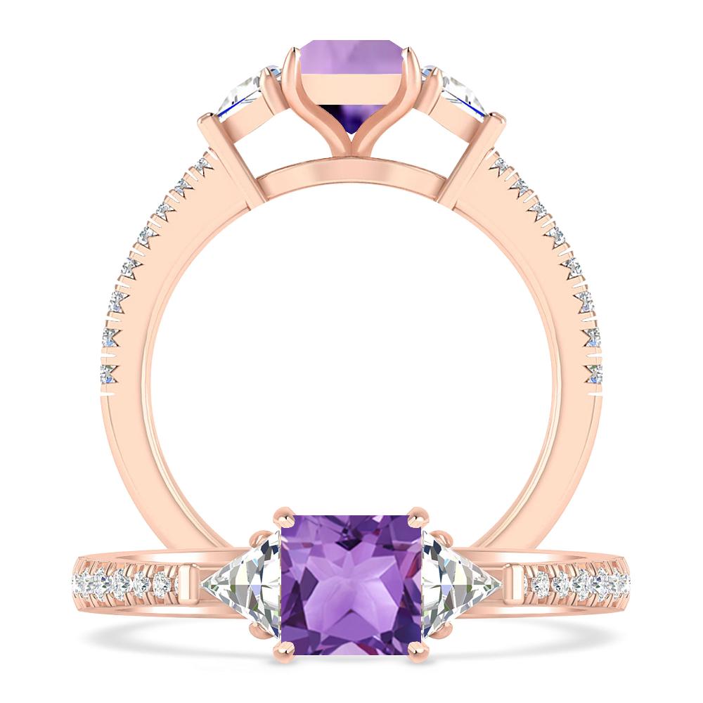 Rose Gold - Amethyst