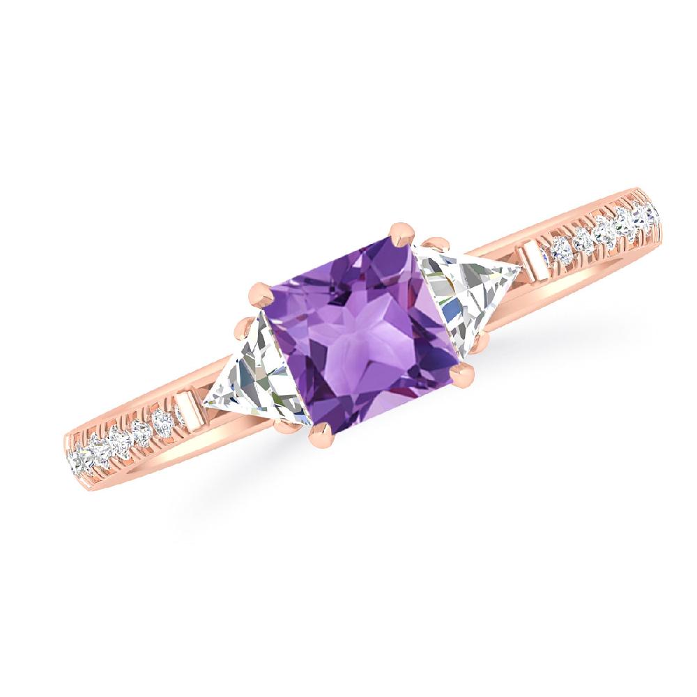 Rose Gold - Amethyst