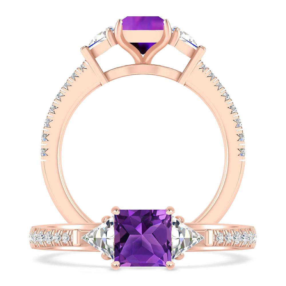 Rose Gold - Amethyst