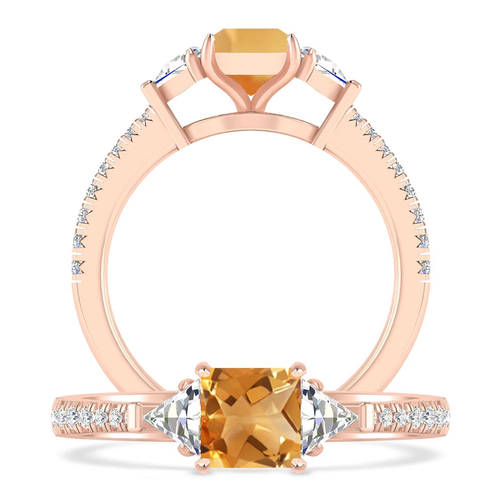 Rose Gold - Citrine