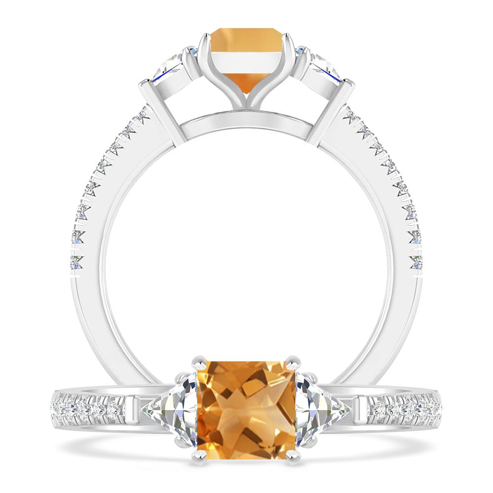 White Gold - Citrine