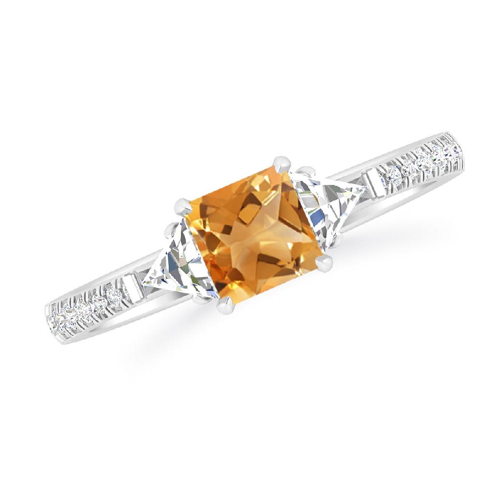 White Gold - Citrine