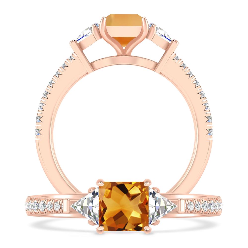 Rose Gold - Citrine