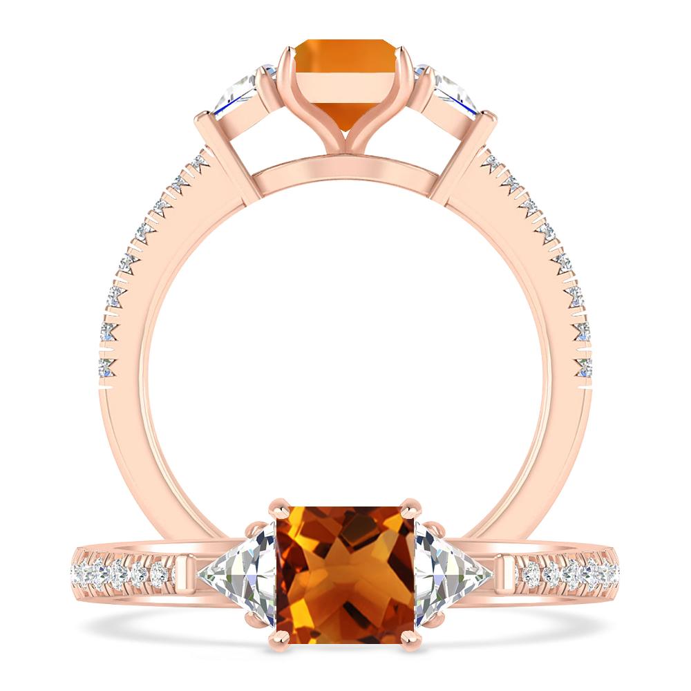 Rose Gold - Citrine