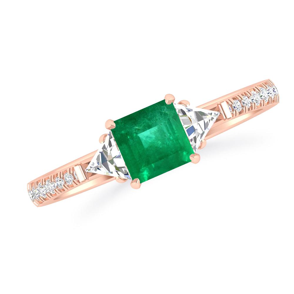 Rose Gold - Emerald