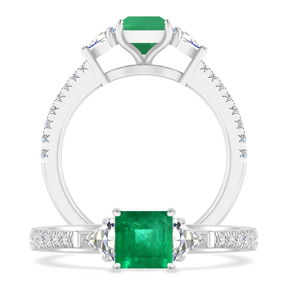 White Gold - Emerald