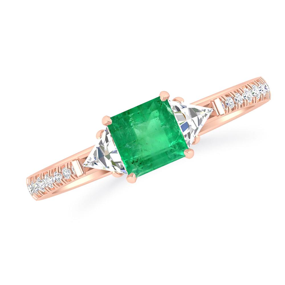 Rose Gold - Emerald