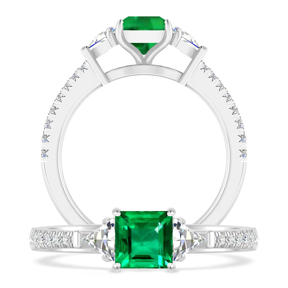 White Gold - Emerald