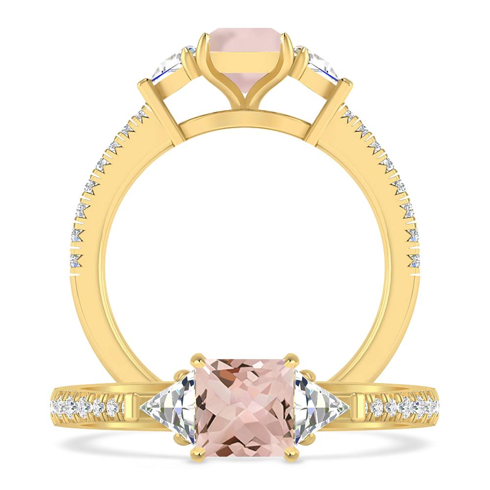 Yellow Gold - Morganite