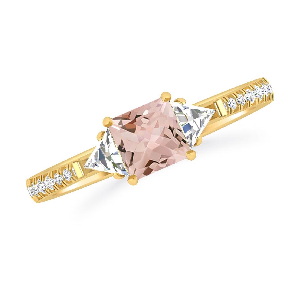 Yellow Gold - Morganite