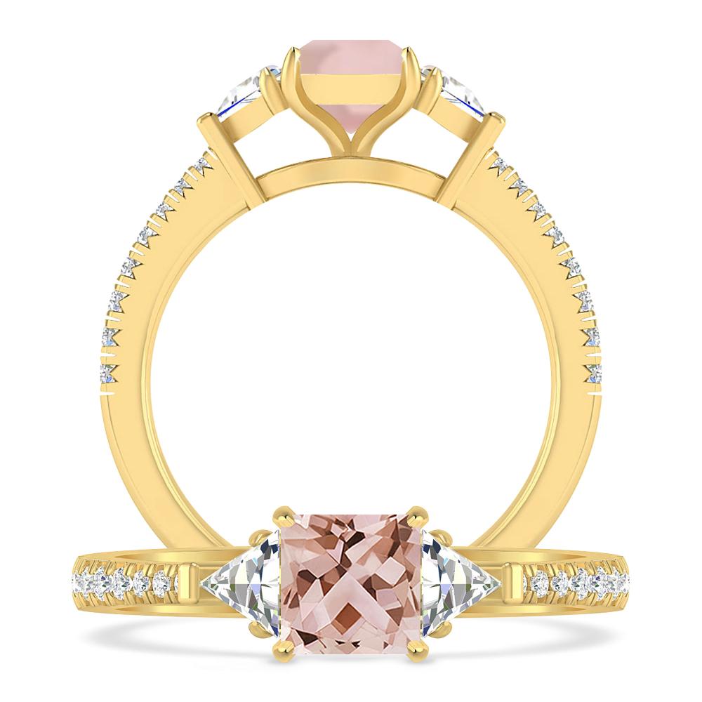Yellow Gold - Morganite