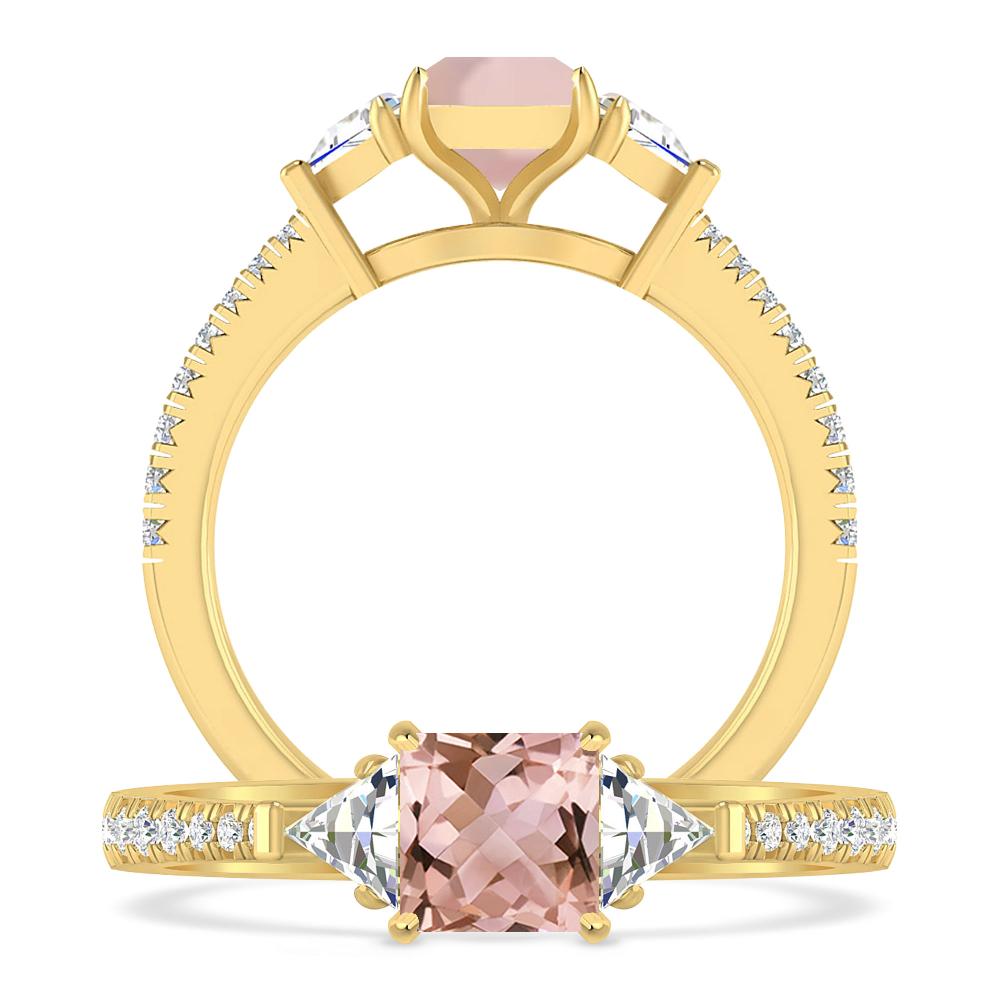 Yellow Gold - Morganite