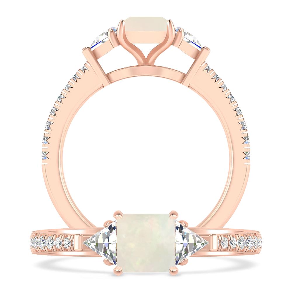 Rose Gold - Opal