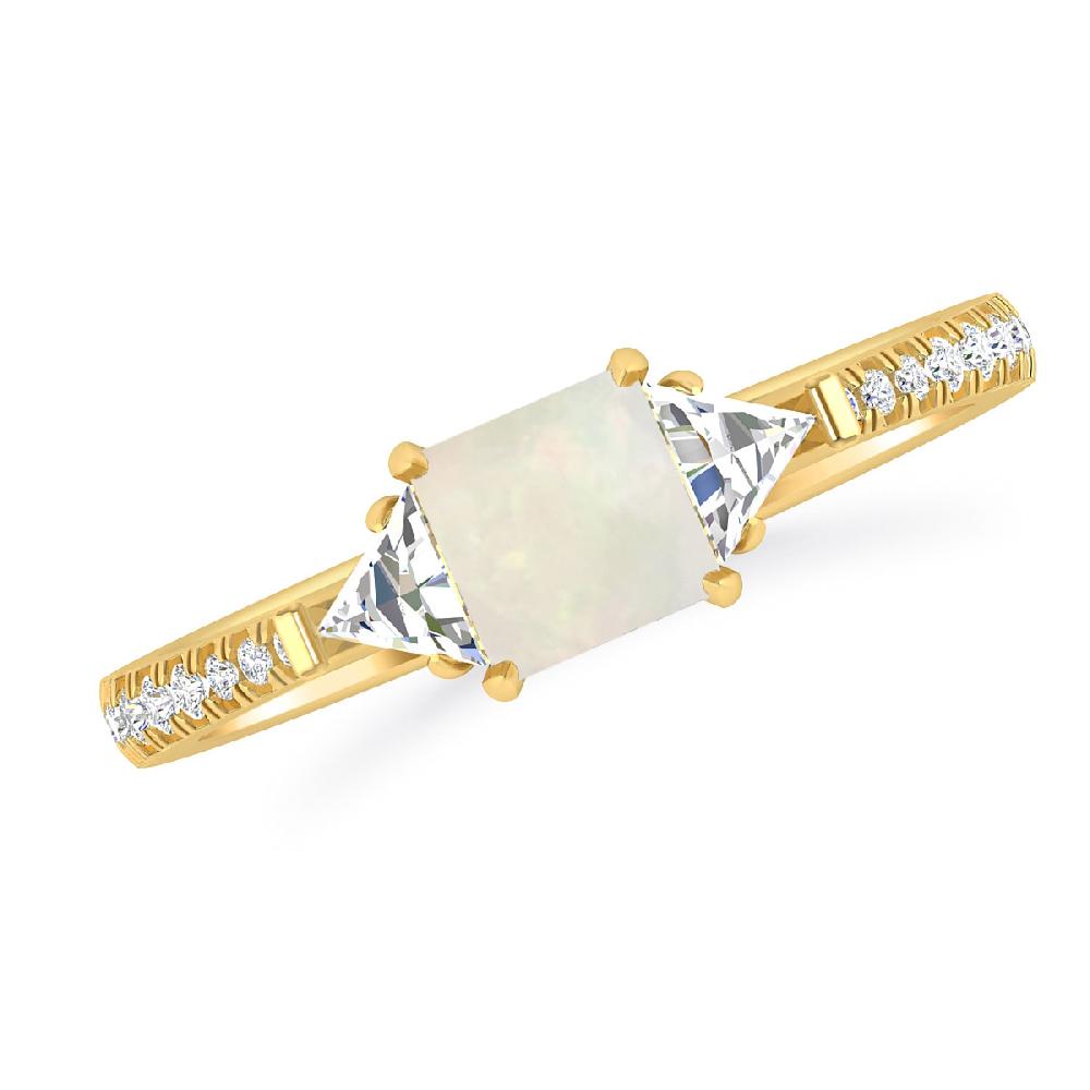 Yellow Gold - Opal