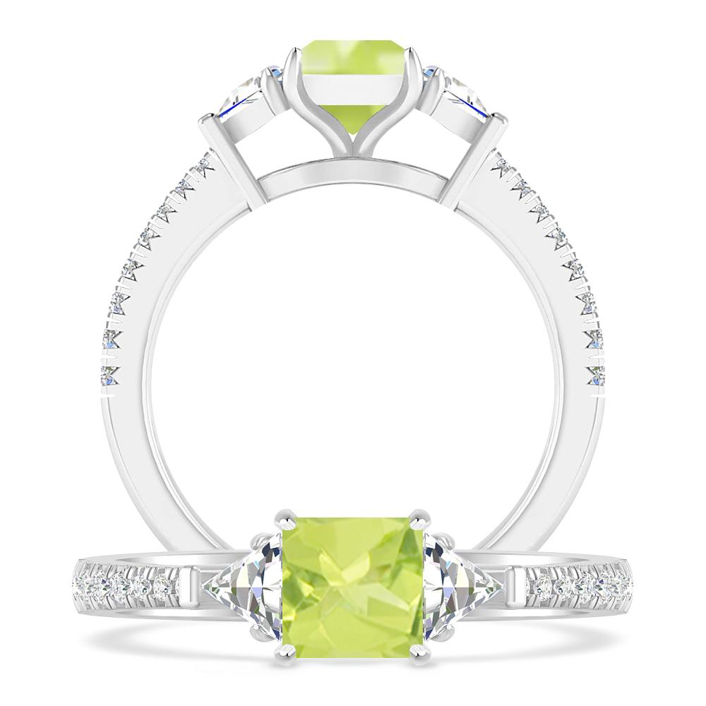 White Gold - Peridot