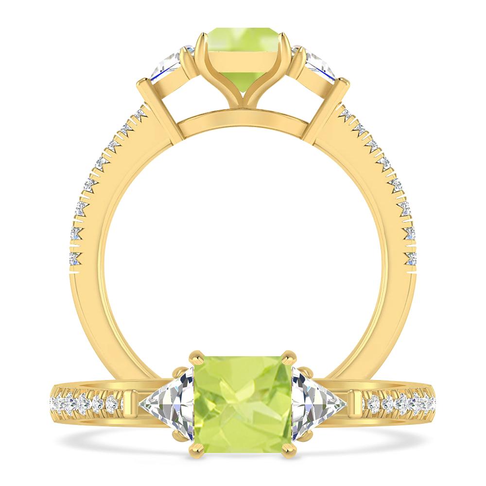 Yellow Gold - Peridot