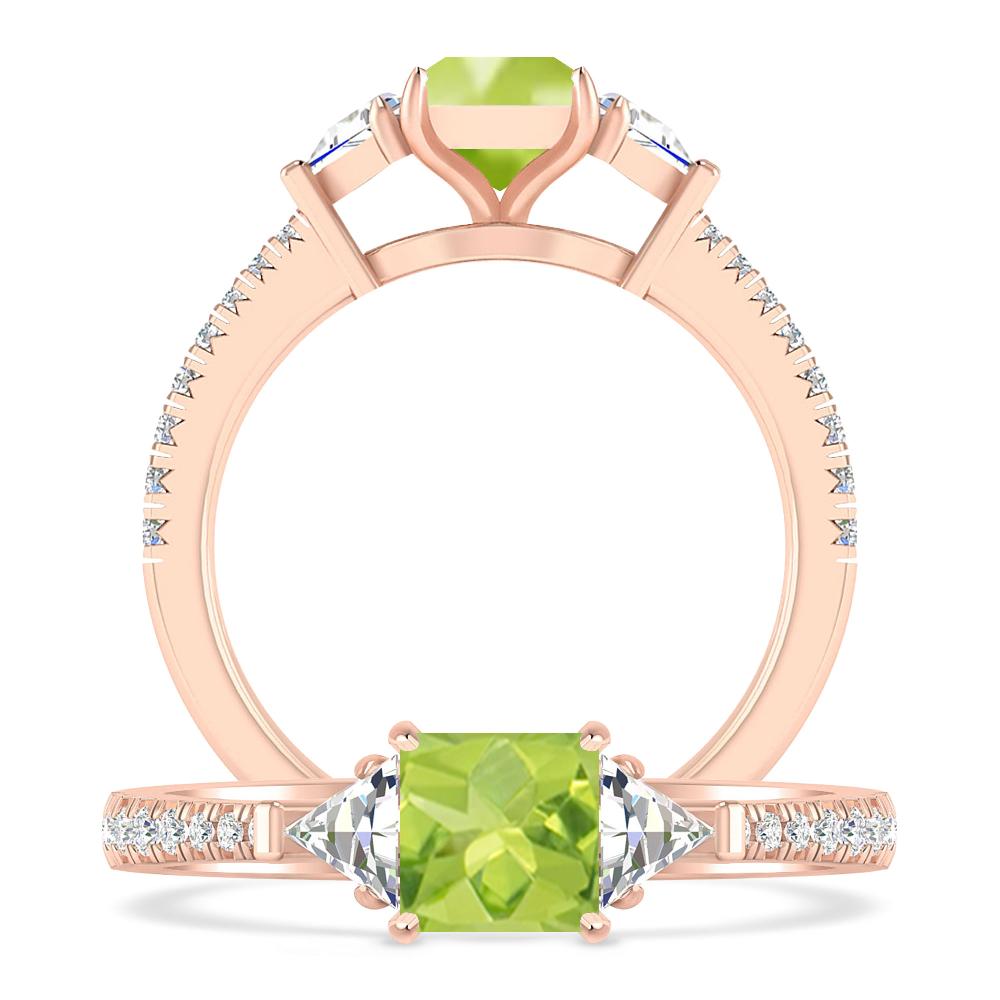 Rose Gold - Peridot