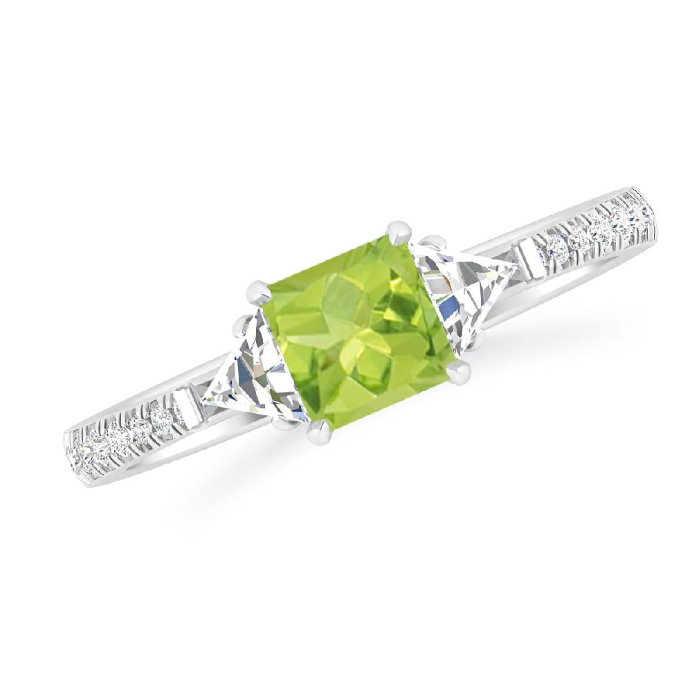 White Gold - Peridot