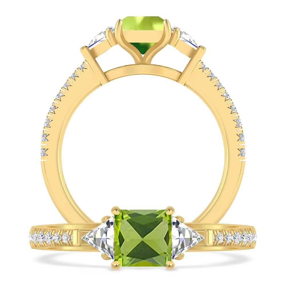 Yellow Gold - Peridot