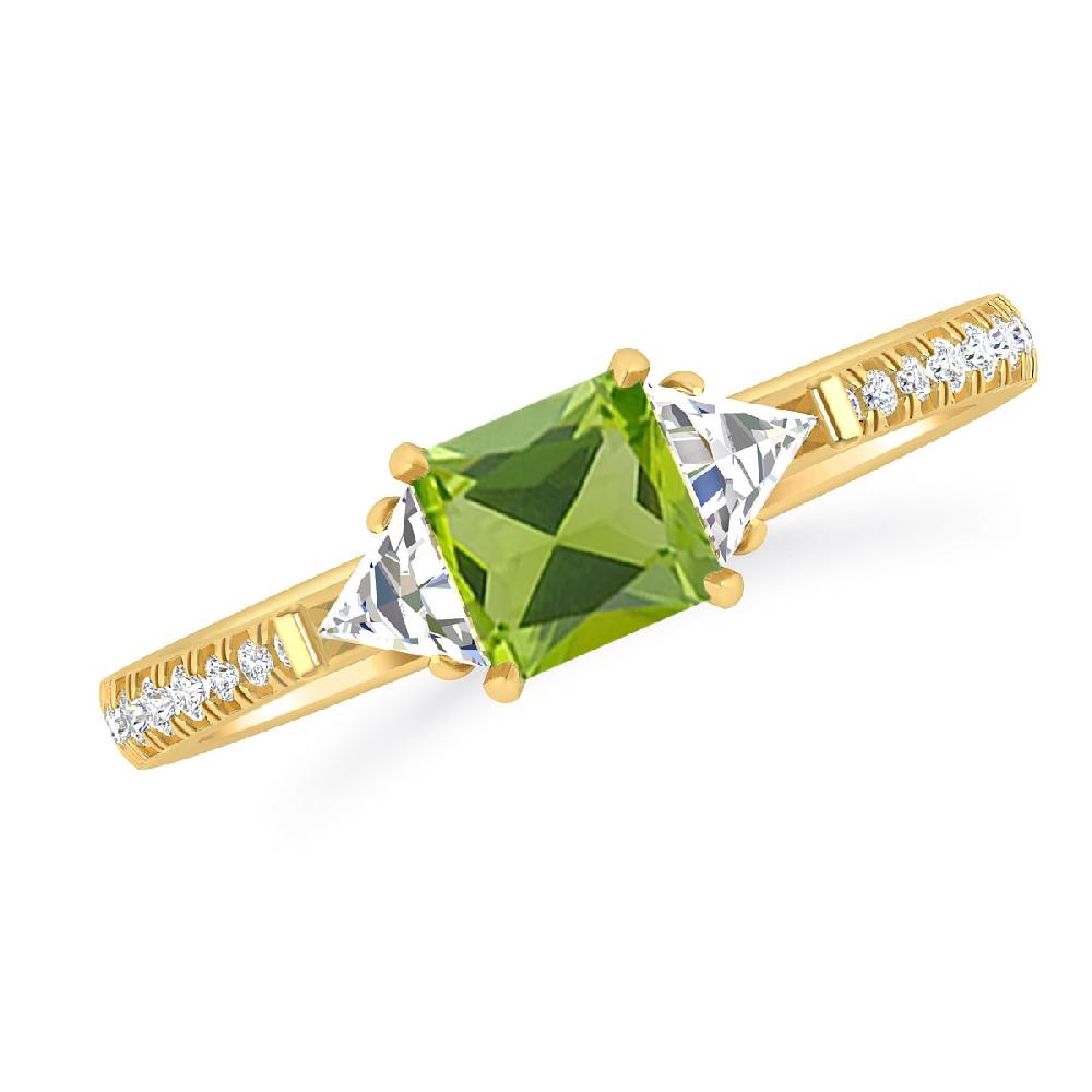 Yellow Gold - Peridot