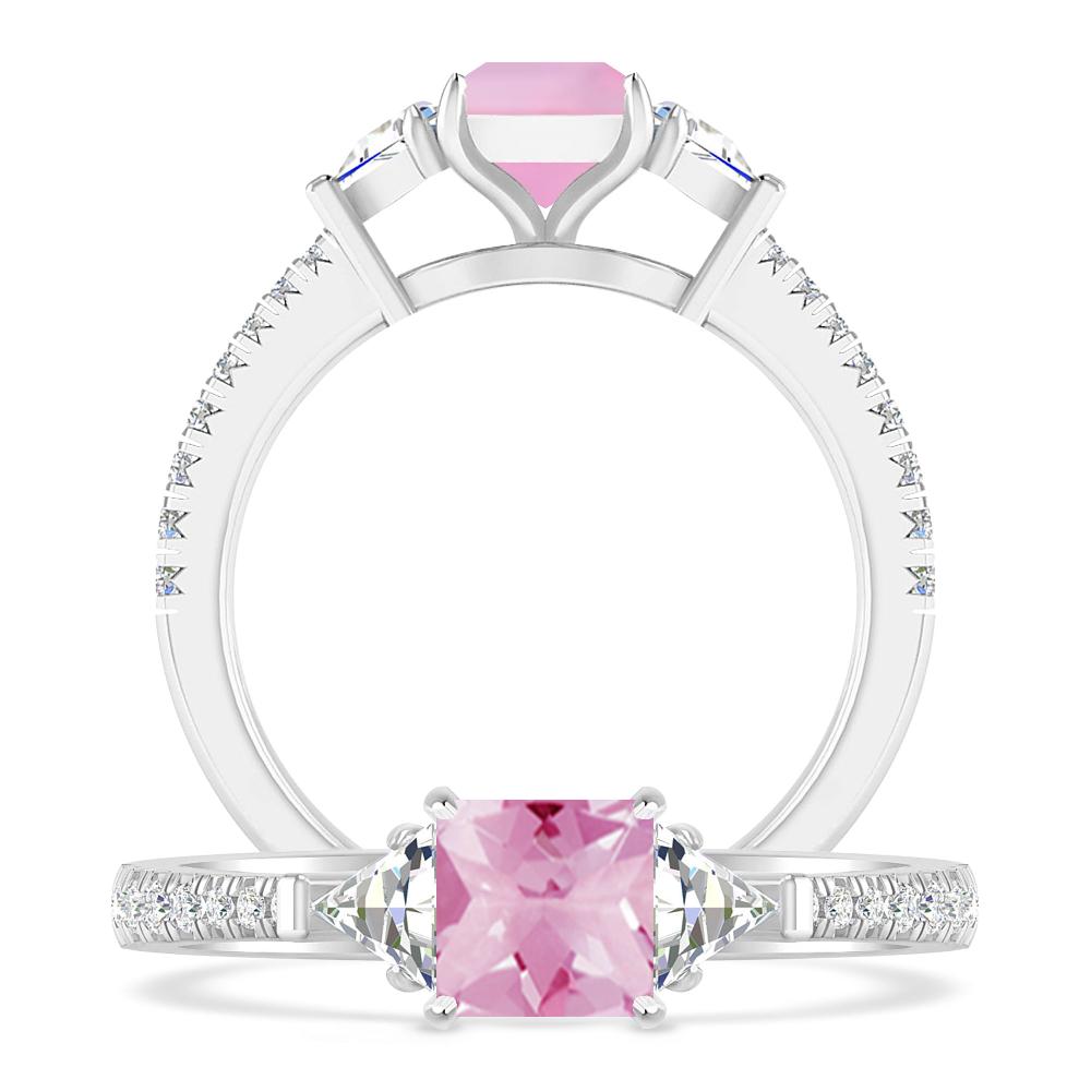 White Gold - Pink Tourmaline