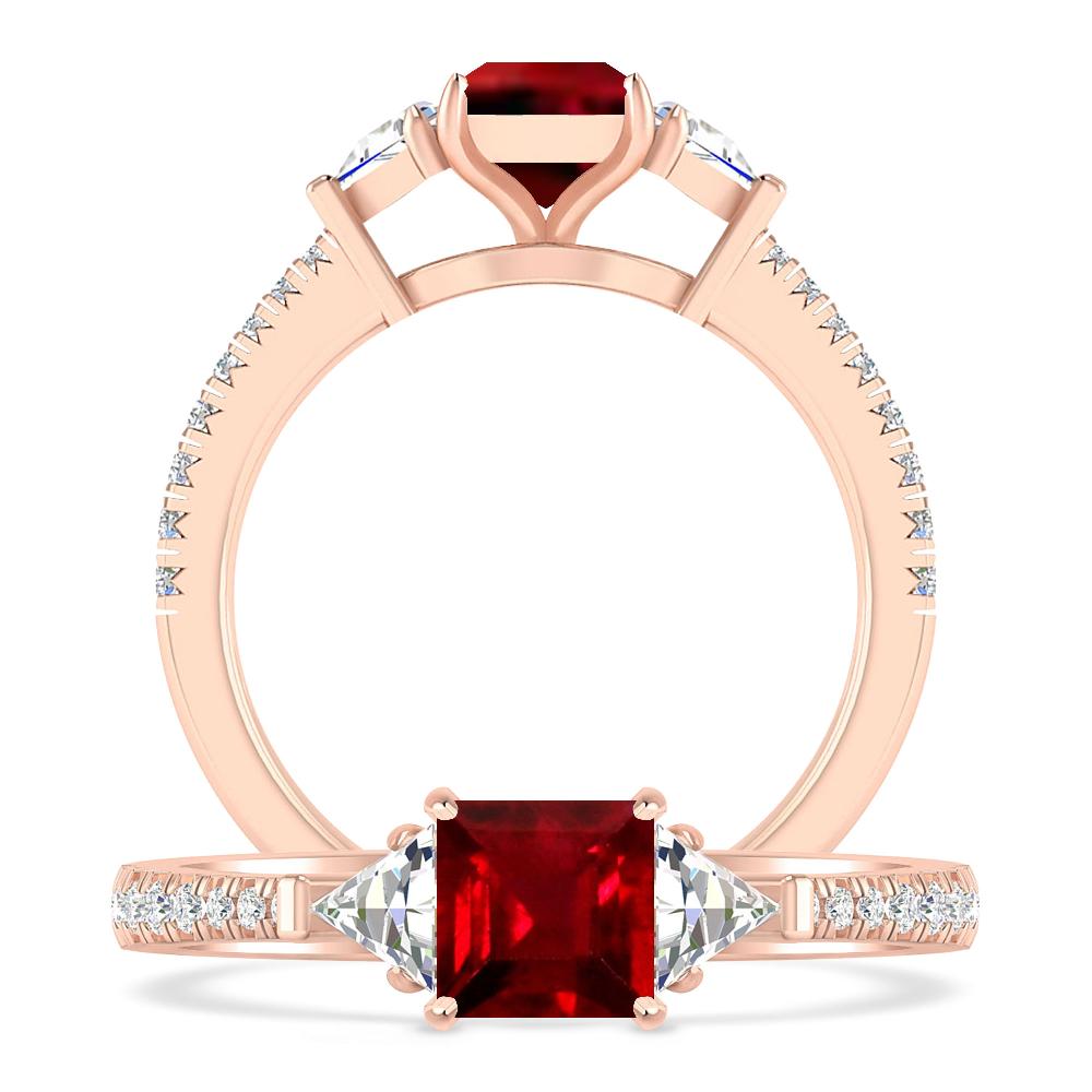 Rose Gold - Ruby
