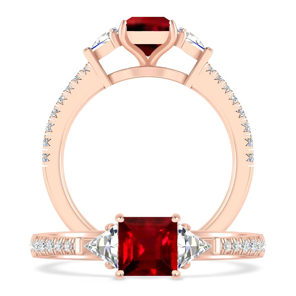 Rose Gold - Ruby