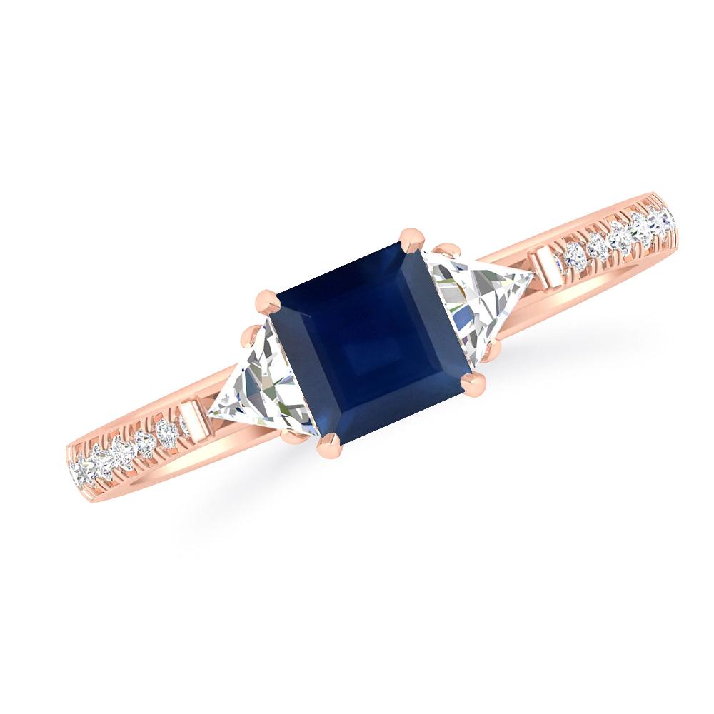 Rose Gold - Sapphire