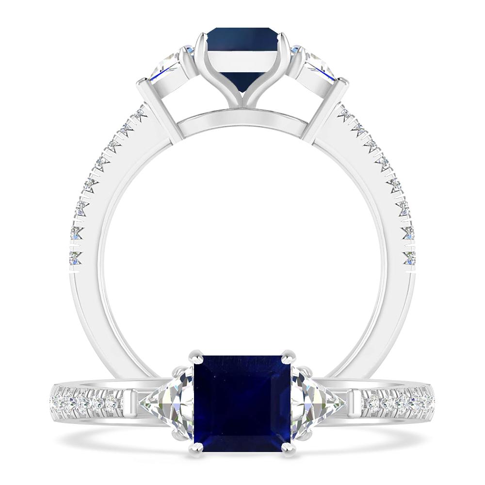 White Gold - Sapphire