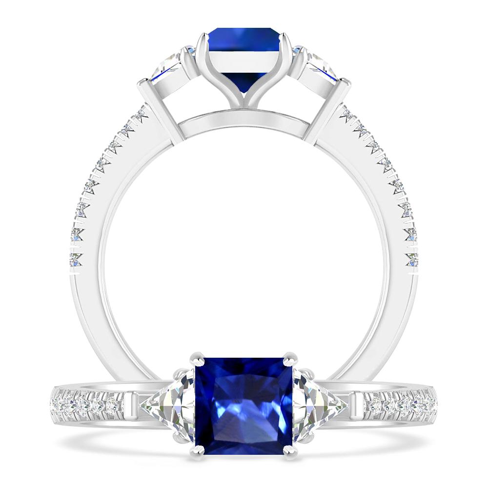 White Gold - Sapphire