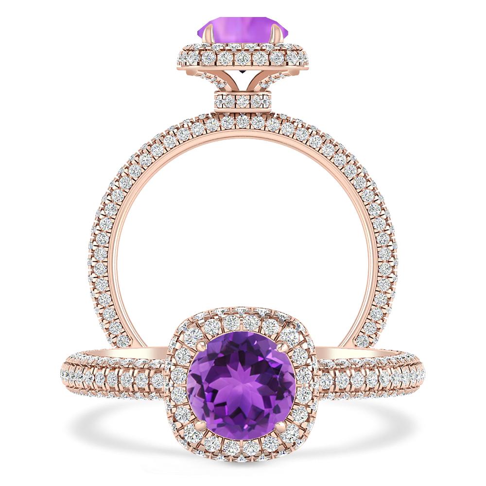 Rose Gold - Amethyst