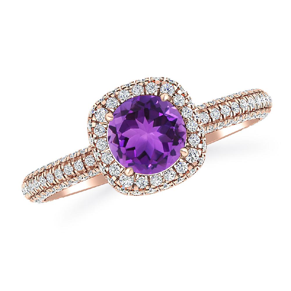 Rose Gold - Amethyst