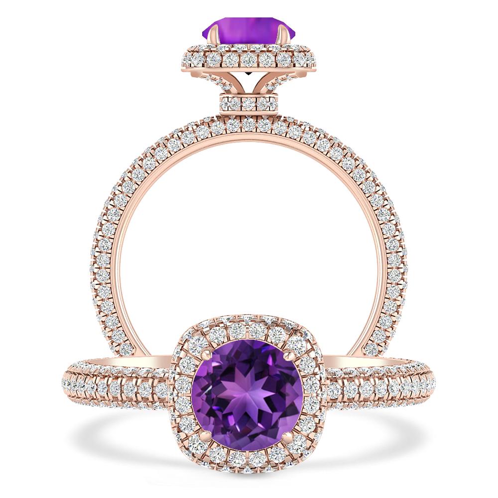 Rose Gold - Amethyst